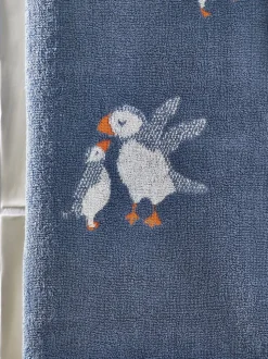 Handdoeken van 100% katoen met Puffin