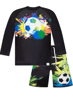 Harry Bear 2-delige zwemset in voetbalstijl