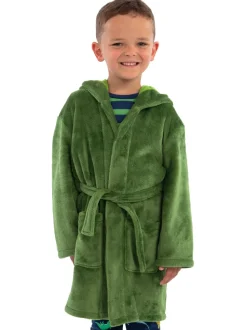 Harry Bear Dinosaur Fleece Dressing Gown With 3D Horns And Spikes
