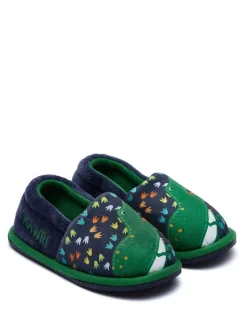 Harry Bear pantoffels met dinosaurusprint