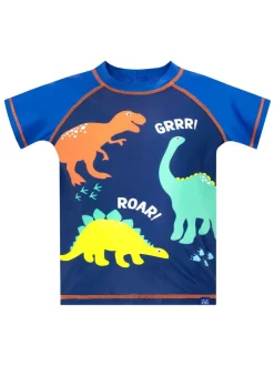 Harry Bear tweedelige set met dinosaurusprint, top en korte broek voor jongens