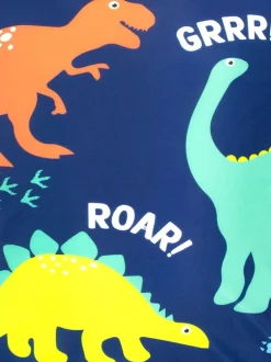 Harry Bear tweedelige set met dinosaurusprint, top en korte broek voor jongens