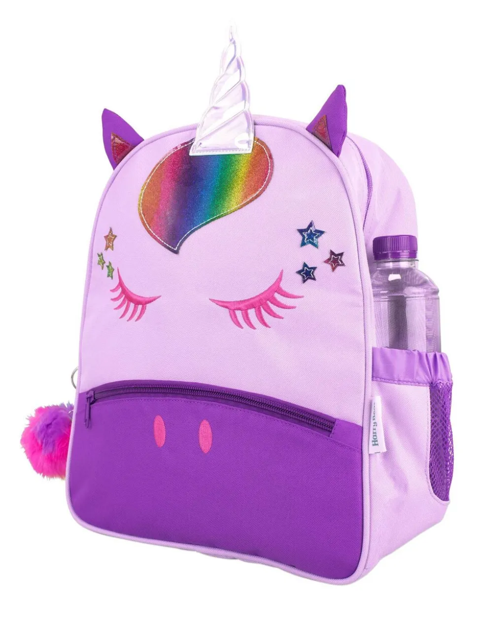 Harry Bear Unicorn Backpack with Pom Pom Keyring