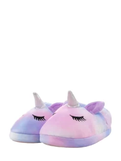 Harry Bear Unicorn Tie Dye Slippers