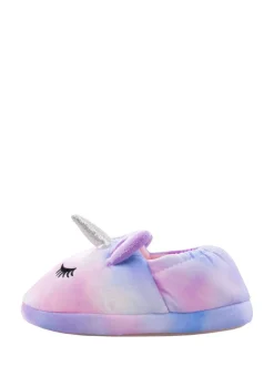 Harry Bear Unicorn Tie Dye Slippers