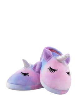 Harry Bear Unicorn Tie Dye Slippers