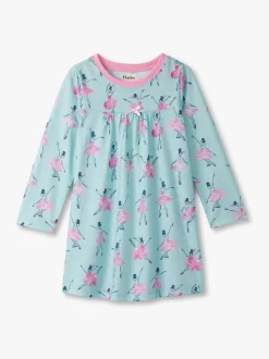 Hatley Blue Ballet School Long Sleeve Nightdress