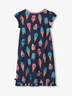 Hatley Blue Ice Cream Treats Ruffle Hem Night Dress