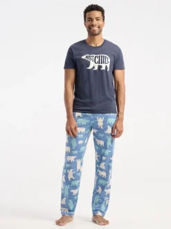 Hatley Blue Polar Bear Pyjama Bottoms