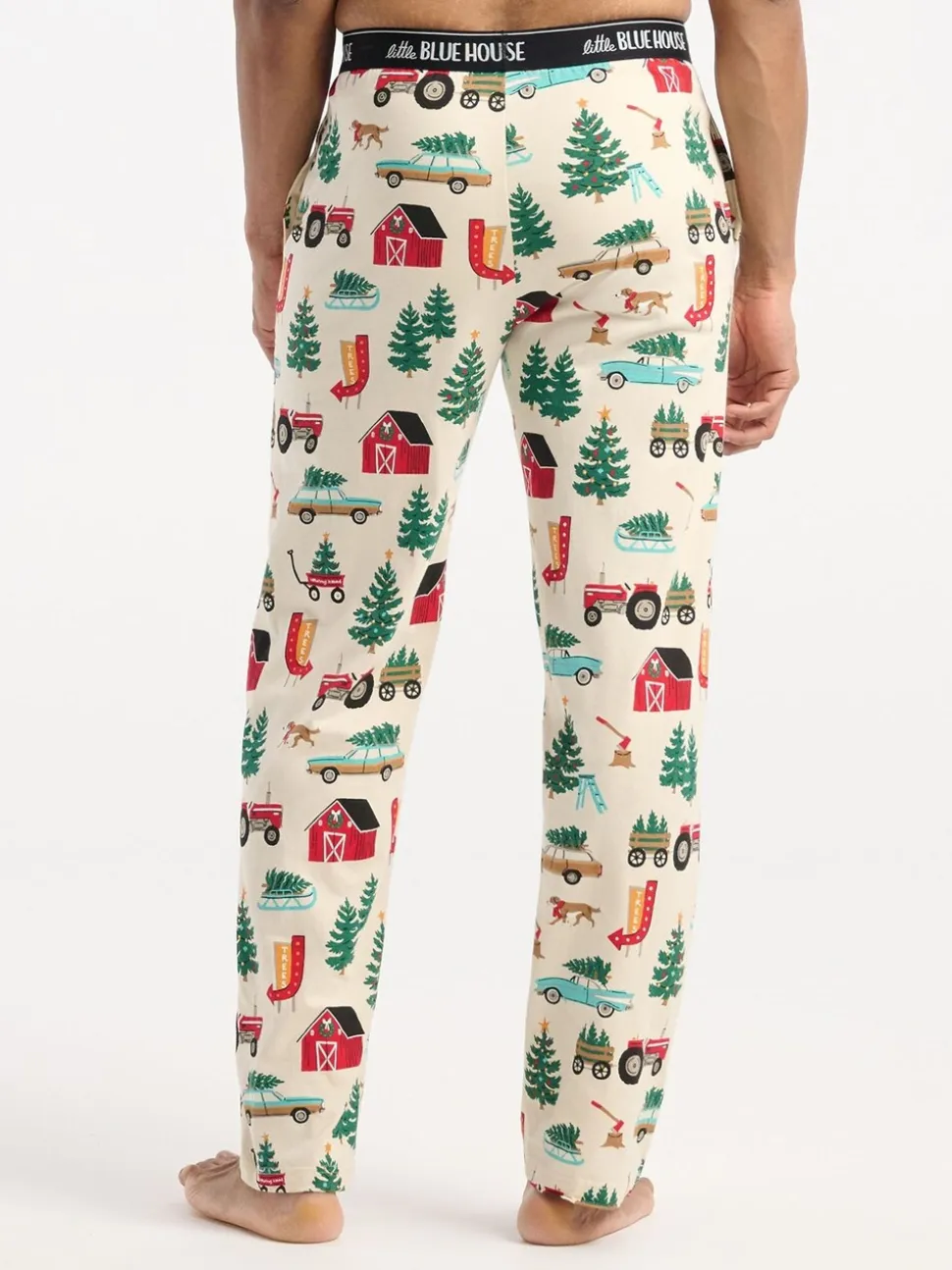 Hatley Natural Christmas Farm Pyjama Bottoms