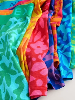 Helder patroon - 8 Boxershorts zonder plooi