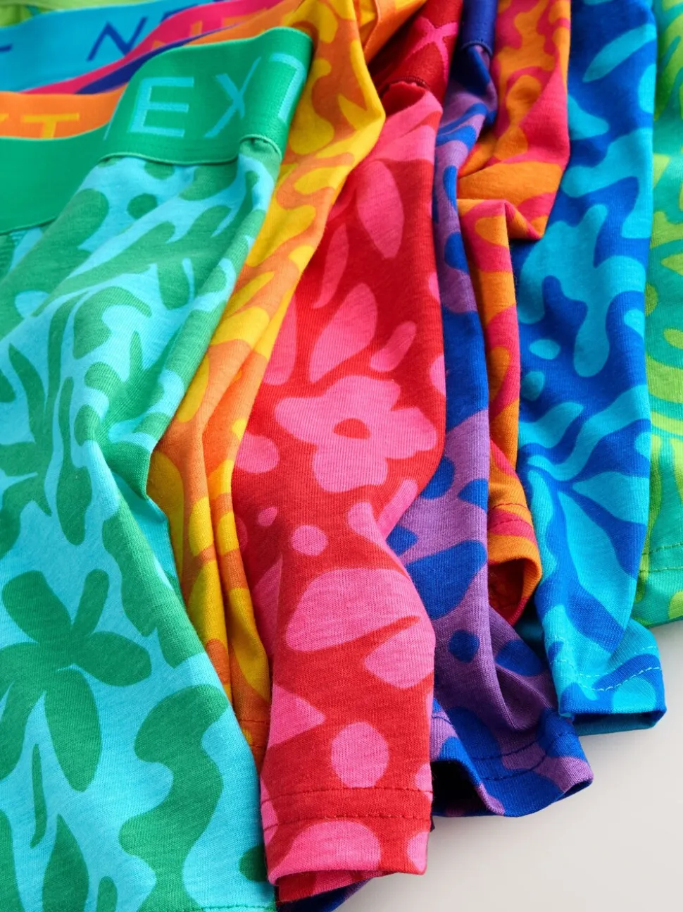 Helder patroon - 8 Boxershorts zonder plooi