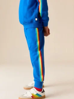 Helderblauw - Little Bird by Jools Oliver set van sweatshirt en joggingbroek