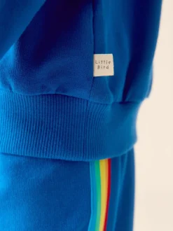 Helderblauw - Little Bird by Jools Oliver set van sweatshirt en joggingbroek