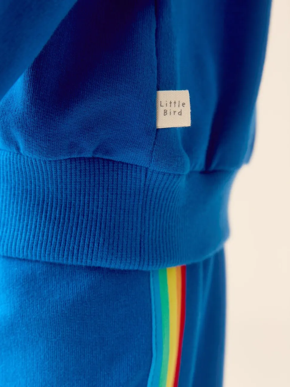 Helderblauw - Little Bird by Jools Oliver set van sweatshirt en joggingbroek