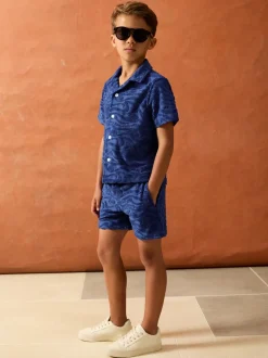 Helderblauw - Reiss Marko Shorts