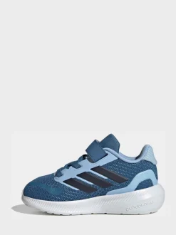 Hemelsblauw - adidas Runfalcon 5 Hook and Loop Easy On sneakers voor zuigelingen