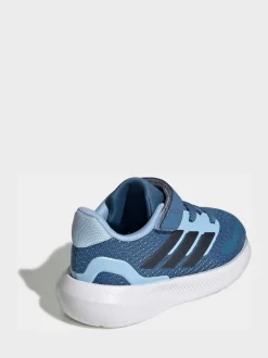 Hemelsblauw - adidas Runfalcon 5 Hook and Loop Easy On sneakers voor zuigelingen