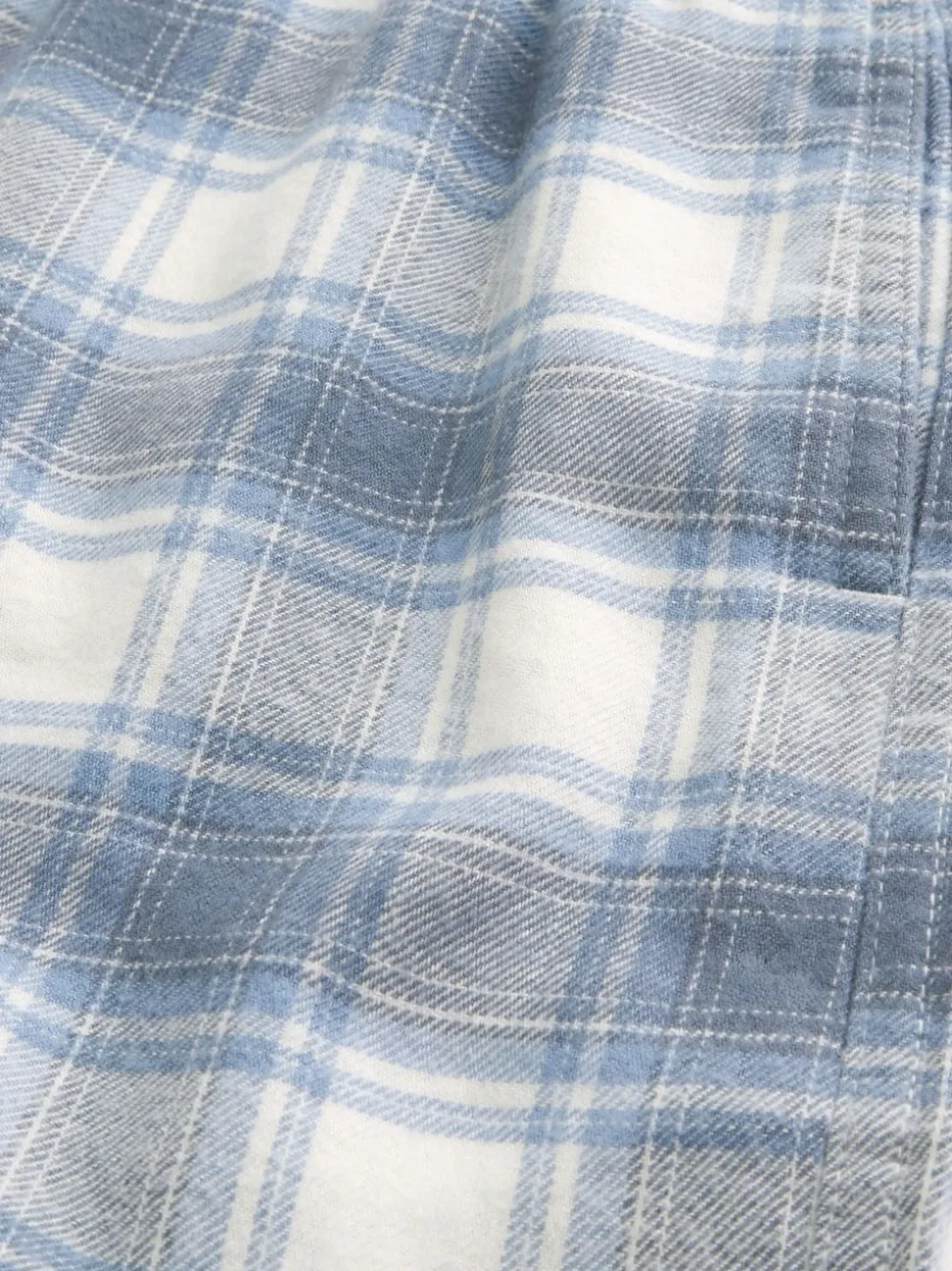 Hemelsblauw - Hollister Flannel Check Pyjama Bottoms