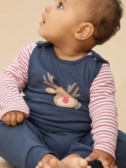 Hemelsblauw - MORI Supersoft Dungarees
