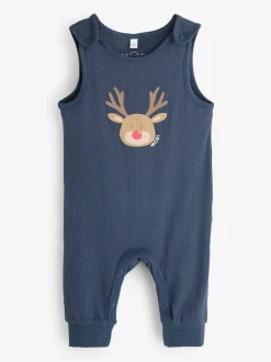Hemelsblauw - MORI Supersoft Dungarees