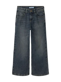 Hemelsblauw - Name It jeans met wijde pijpen