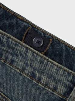 Hemelsblauw - Name It jeans met wijde pijpen