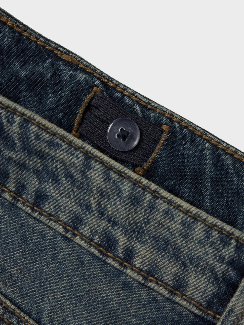 Hemelsblauw - Name It jeans met wijde pijpen