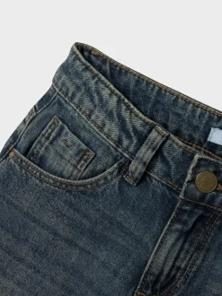 Hemelsblauw - Name It jeans met wijde pijpen