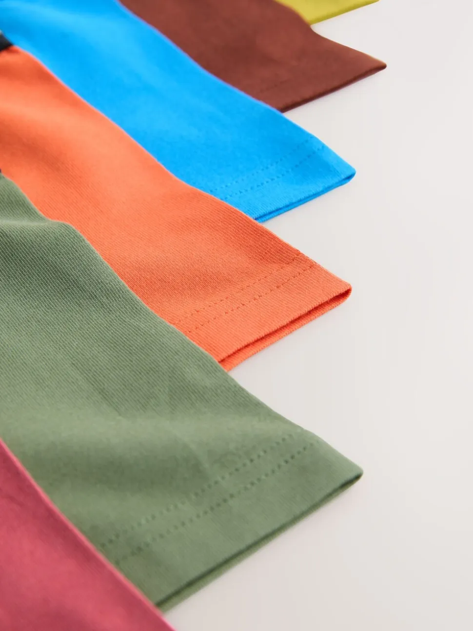 Herfstkleuren met Zwart tailleband - Verpakking van 7 trunks (2-16jr)