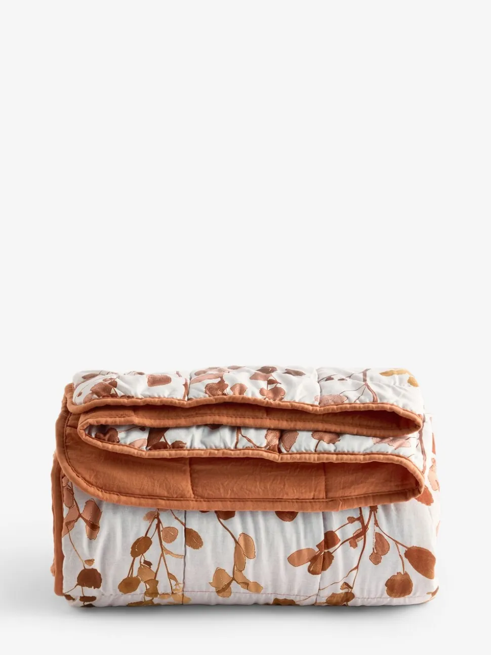 Honesty Floral Print Reversible Bedspread