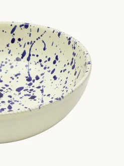 Hot Pottery Set of 4 Splatter Pasta Bowls