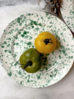 Hot Pottery Set of 4 Splatter Side Plates