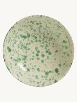 Hot Pottery Set of 4 Splatter Pasta Bowls