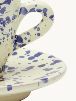 Hot Pottery Set of 4 Splatter Espresso Set