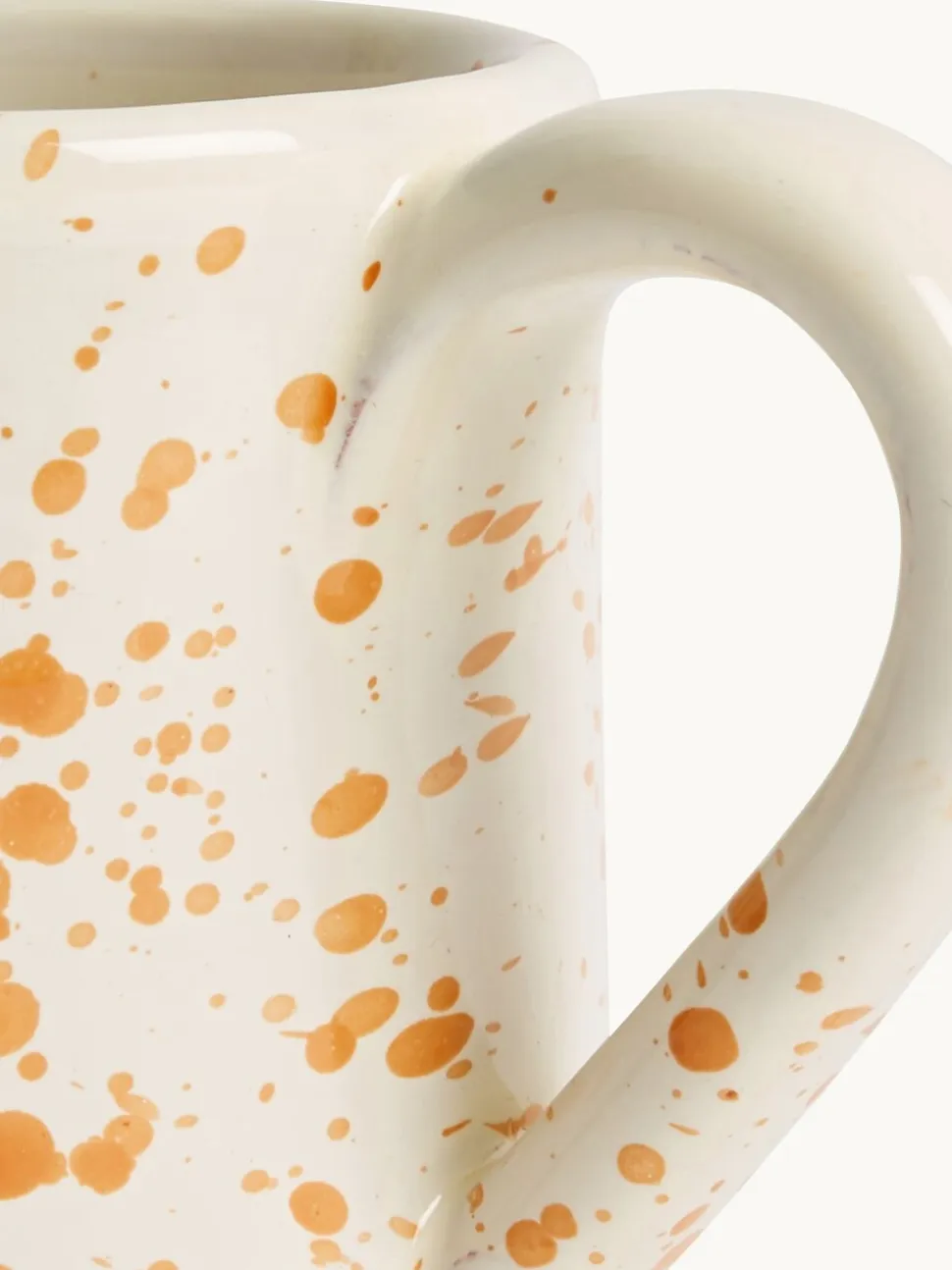 Hot Pottery Set of 4 Splatter Mugs