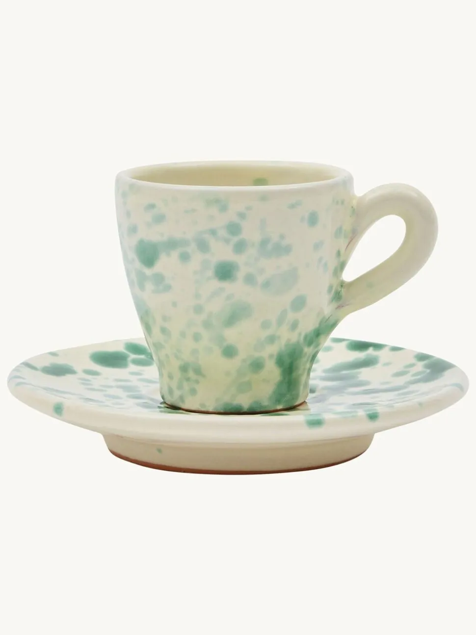 Hot Pottery Set of 4 Splatter Espresso Set