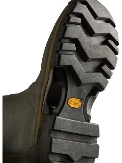 Hunter Mens Green Balmoral Tall Side Adjustable Neoprene Lined Techsole Wellies