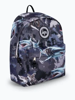 Hype. Kids Grey Mech Sharks Iconic Backpack
