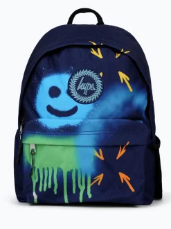 Hype Unisex Navy Spray Smiley Backpack