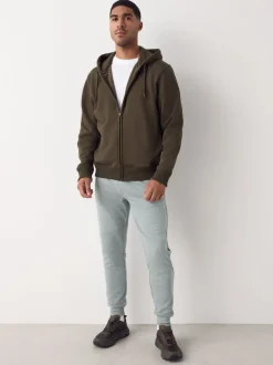 Ice grey - Interlock Soft Touch Cuffed Joggers
