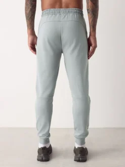 Ice grey - Interlock Soft Touch Cuffed Joggers