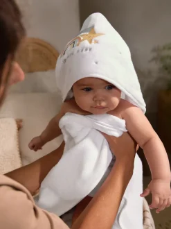 I'm New Here 100% katoenen babyhanddoek met capuchon