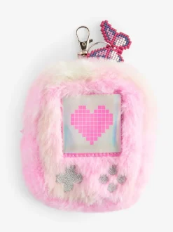 Imitatiebont mini-stationery set sleutelhanger tasbedeltje