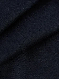Indigo blauwe wassing - Klassieke stretchjeans met standaard taps toelopende pasvorm