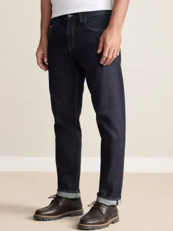 Indigo blauwe wassing - Slim Fit - Signature Selvedge Denim Jeans