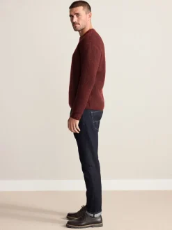 Indigo blauwe wassing - Slim Fit - Signature Selvedge Denim Jeans