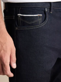 Indigo blauwe wassing - Slim Fit - Signature Selvedge Denim Jeans