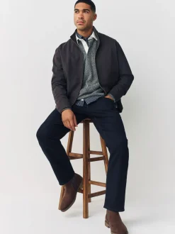 Indigo blauwe wassing - Straight fit - Comfortabele stretchjeans