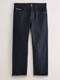 Indigo blauwe wassing - Straight fit - Signature Selvedge Denim Jeans
